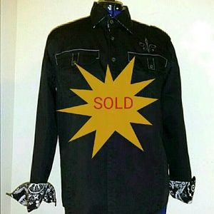 💥💥SOLD💥💥 St Cado Signature XL Black Shirt